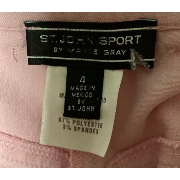 St. John Sport By Marie Gray Womens Pink Stretch Jeans Vintage Single Stitch 4 - Picture 5 of 9